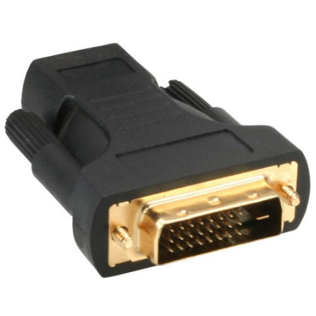 inline adattatore hdmi 19pin type-a femmina a dvi-d 24+1