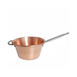 paiolo lar in rame con manico inox induzione cm 26