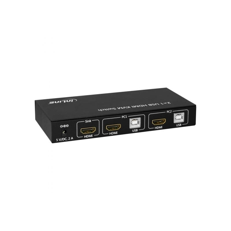 switch kvm inline 2 porte, usb 3.0 hdmi audio, hub usb 3.0, kit cavi