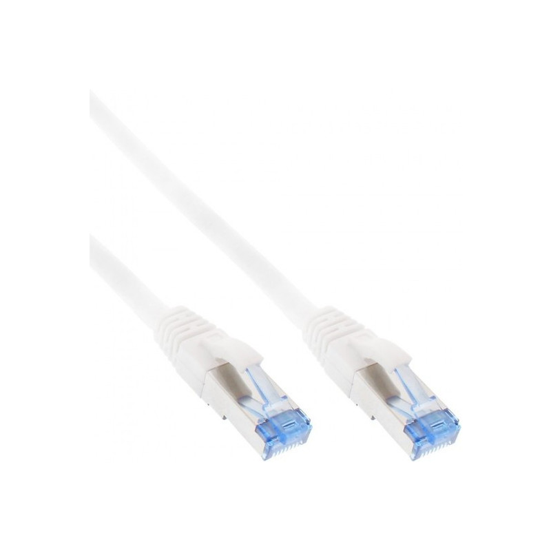 cavo di rete patch inline cat.6a, s/ftp (pimf), 500mhz, bianco, 5m