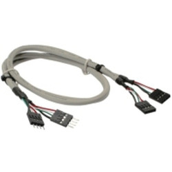 cavo inline usb 2.0 estensione interna, 2x30cm [33440c]