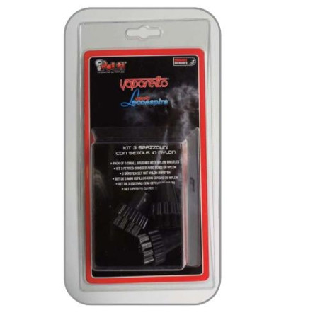 Accessorio polti kit 3 spazzolini in nylon paeu0250