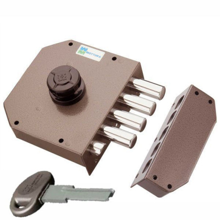 serrature pompa mottura 132x130x49mm marrone [30611vd5a]