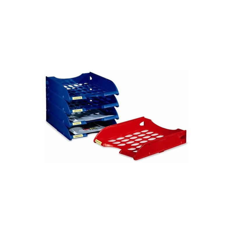 Portacorrispondenza fellowes e040 rosso trasparente modula [e040tr]