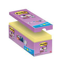 foglietti adesivi post-it super sticky 14+2pz 76x76mm giallo