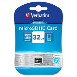 32gb scheda microsd verbatim classe 10