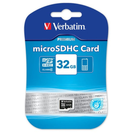 32gb scheda microsd verbatim classe 10
