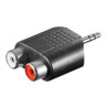 Adattatore audio 3.5mm maschio a 2 rca stereo femmina