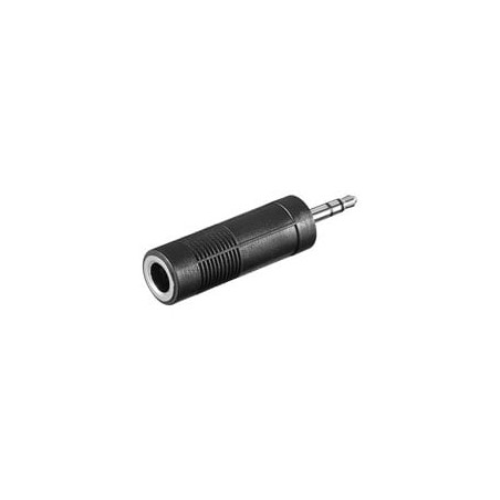 Adattatore audio 3.5mm maschio a 6.3mm stereo femmina