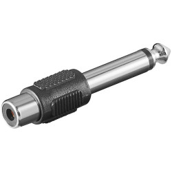 Adattatore audio 6.3mm mono maschio a rca femmina