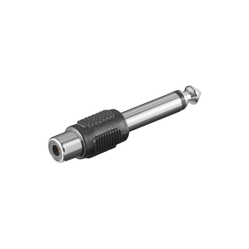 Adattatore audio 6.3mm mono maschio a rca femmina