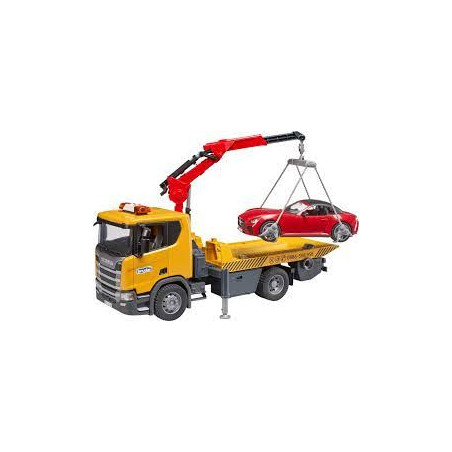 bruder scania super 560r con roadster 1:16 giallo/rosso [03552]