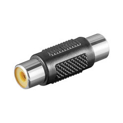 Adattatore audio singolo rca femmina/femmina
