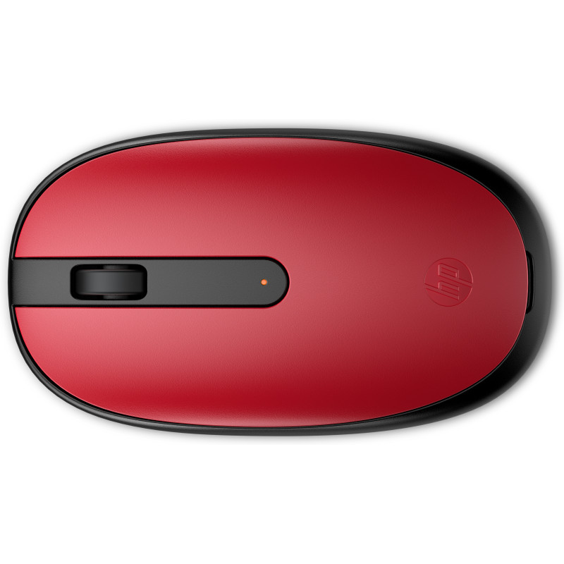 mouse hp 240 wireless bluetooth 1600dpi rosso [43n05aa]