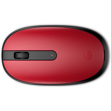 mouse hp 240 wireless bluetooth 1600dpi rosso [43n05aa]