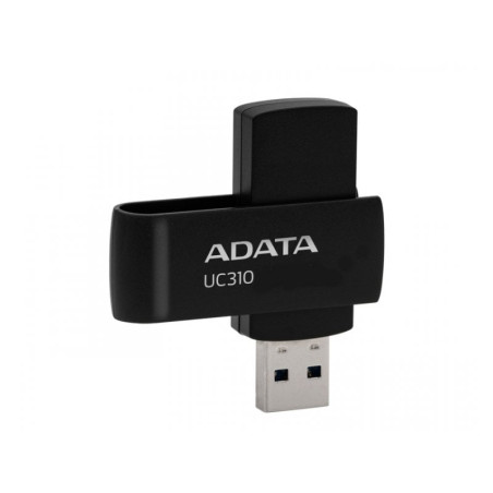 pen drive 128gb adata uc310 usb3.2 100mb/s nero [sgada3128uc310b]