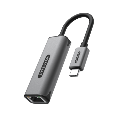 adattatore di rete sitecom ad-1005 usb tipo c 1gbit grigio