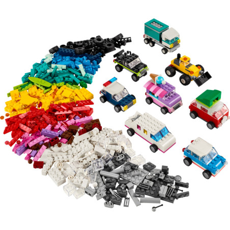gioco da costruzione lego veicoli creativi multicolore 900pz [11036]