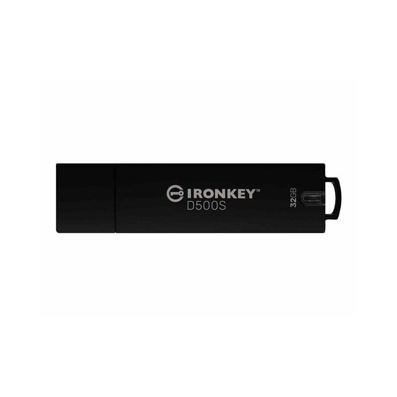 pen drive 32gb kingston ironkey d500s usb 3.2 nero [ikd500s/32gb]