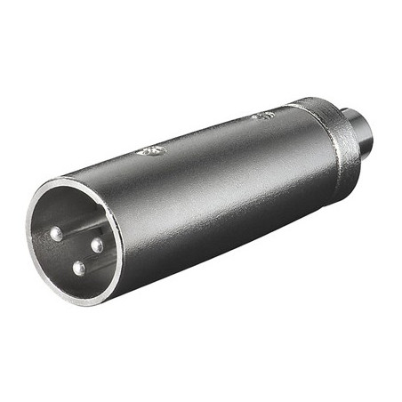 Adattatore xlr cannon maschio a rca femmina