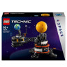 lego technic 42179 pianeta terra e luna in orbita