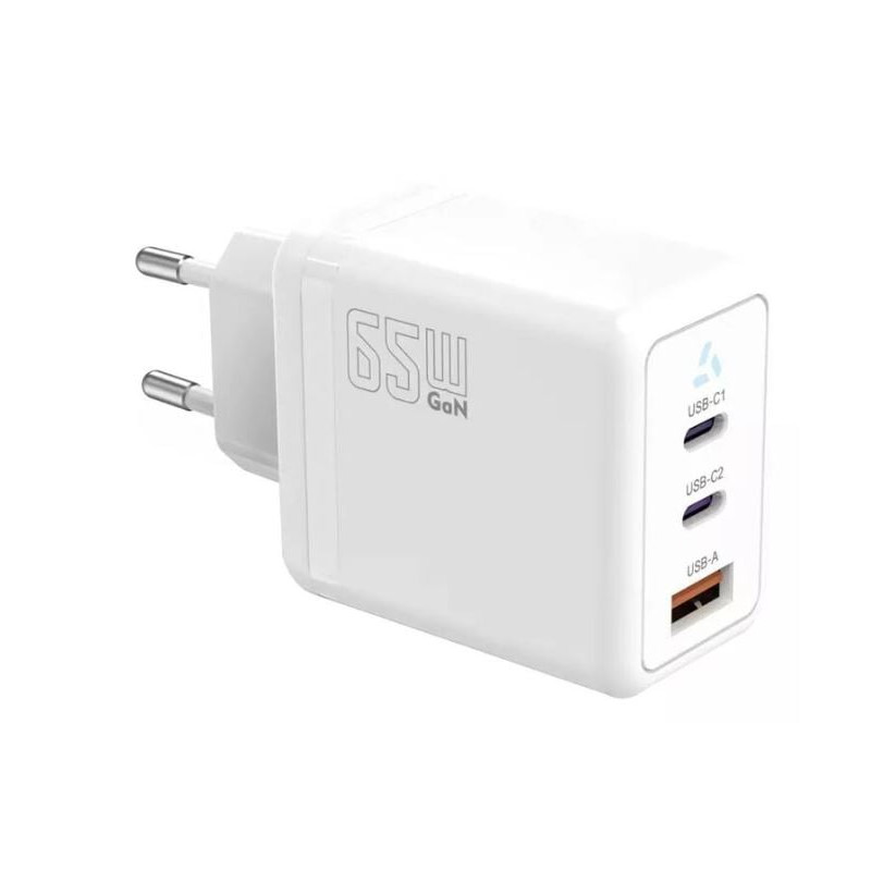 alimentatore da rete tb power delivery 2x usb-c + usb-a gan