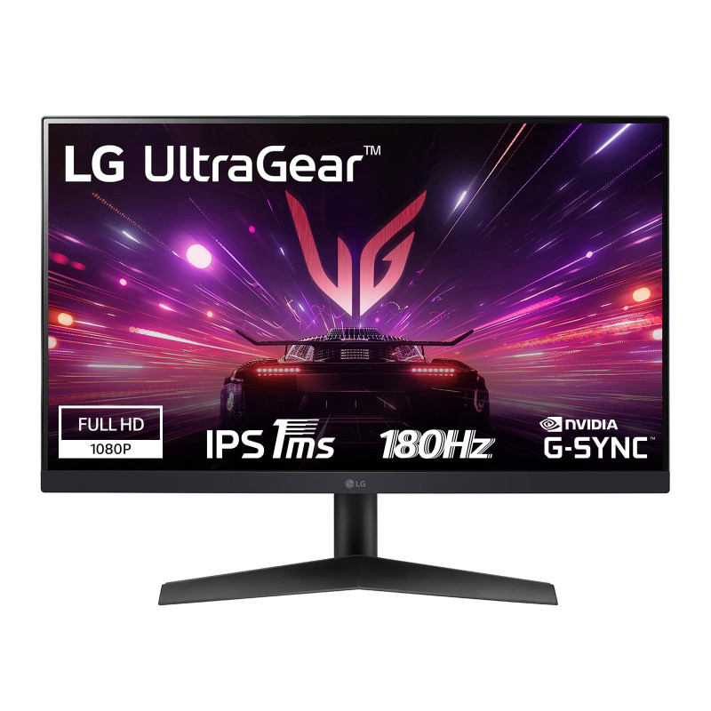 monitor led 24" lg 24gs60f full hd 1920x1080p 1ms classe e nero
