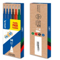 penna gel pilot refil frixion 0.7mm 6pz [3802807]