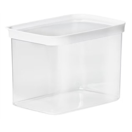 contenitore emsa optima rettangolare 4.4l trasparente/bianco
