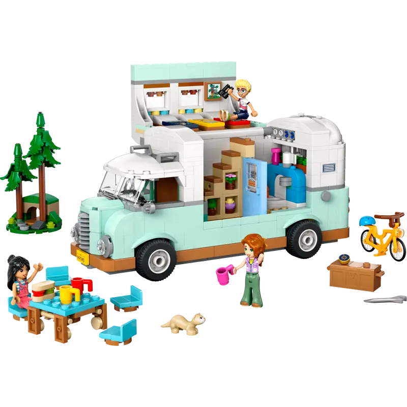 lego friends 42663 avventura sul camper dell'amicizia 778pz multicolore