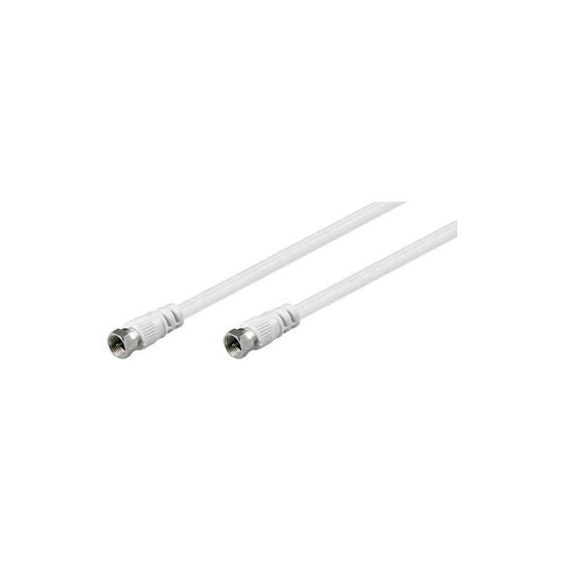 cavo antenna satellite f/f 20 mt bianco
