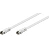 cavo antenna satellite f/f 20 mt bianco
