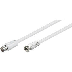 Cavo antenna tv f/iec m/m 2,5 mt