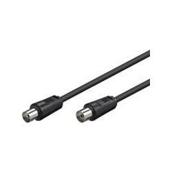 Cavo antenna tv m/f 1,5 mt nero