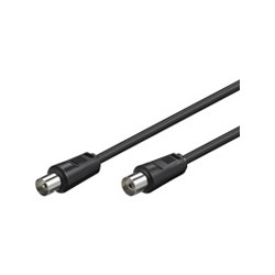 Cavo antenna tv m/f 10,0 mt nero