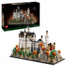 gioco da costruzione lego castello di neuschwanstein in plastica