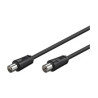 Cavo antenna tv m/f 5,0 mt nero