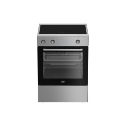 cucina a induzione beko fbe69100x con 4 fuochi classe a argento/nero
