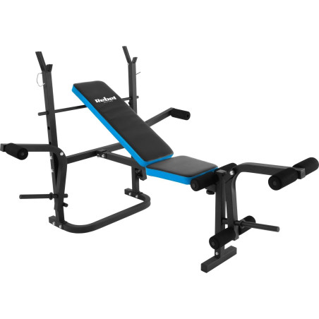 panca multifunzione rebel rba-2007 active regolabile blu/nero