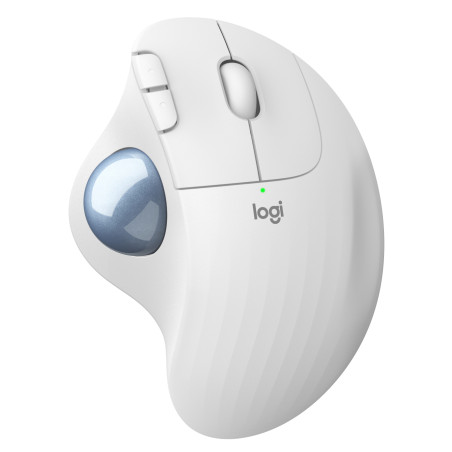 mouse logitech ergo m575 wireless mano destra bianco [910-005870]