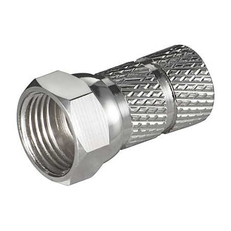 Connettore f per cavo antenna diametro 6,5 mm