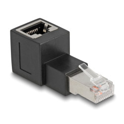 adattatore rete rj45 cat.6a delock 1x spina rj45 - 1x presa rj45