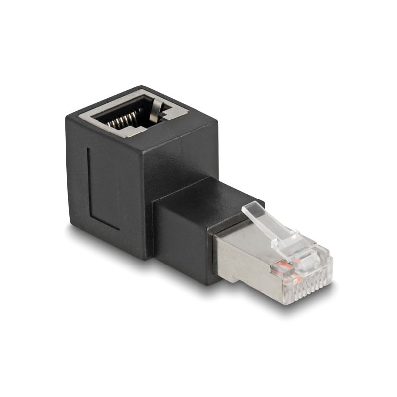 adattatore rete rj45 cat.6a delock 1x spina rj45 - 1x presa rj45