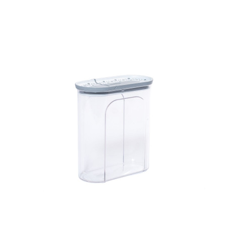 barattolo stefanplast ermetico portacereali con dosatore 20cm grgio