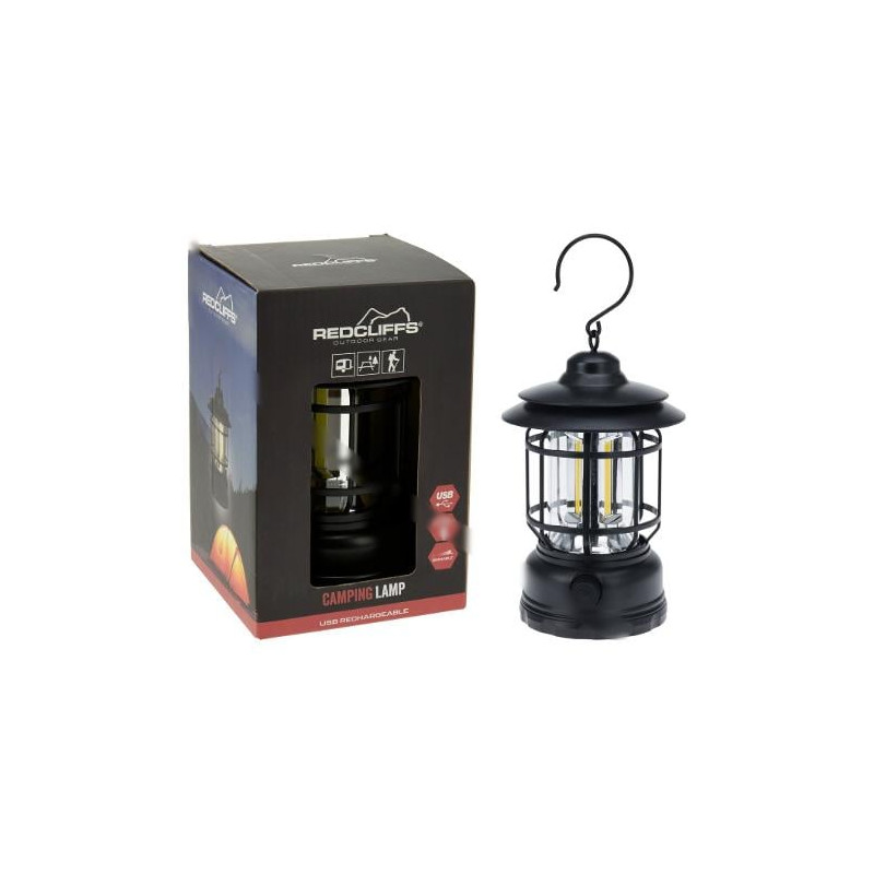 lampada campeggio koopman c22005010 redcliffs led ricaricabile usb