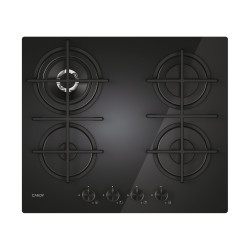 piano cottura a gas candy moderna cvg6br4wtb da incasso 60cm 4 fornelli