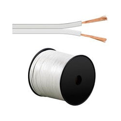 Cavo audio per diffusori acustici bianco 2,5 mm? matassa 100mt