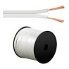 Cavo audio per diffusori acustici bianco 2,5 mm? matassa 100mt