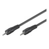 Cavo audio stereo jack 3.5 mm m/m 1,8 mt.