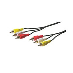 Cavo audio video 3 x rca m/m 5mt